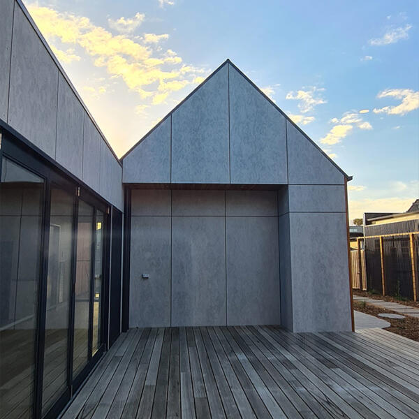 Rammed earth home built by Michael Limb Builders, Point Lonsdale