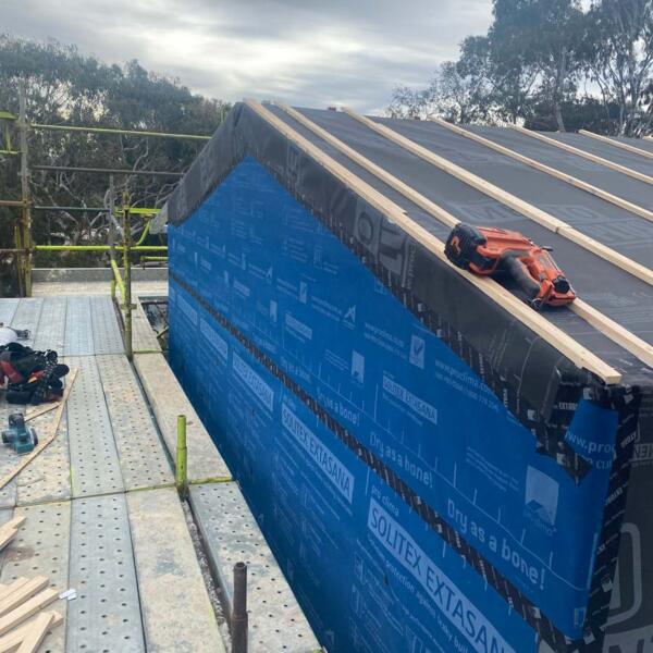 Passive house (Passivhaus) construction in Point Lonsdale